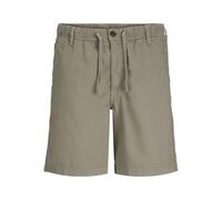 JACK & JONES Mens and J Linen Shorts Dusty Olive M