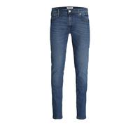 Jack & Jones Mens and Liam Skinny Jeans Stretch Denim - Blue - Size 32W/34L