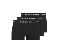 JACK & JONES Mens Anthony 3 Pack Boxer Trunk Black S