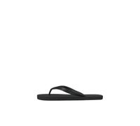 JACK & JONES Mens Basic Eva Flip Flops Summer Beach Logo Sandals Toe Post Slippers (Black 8-9)