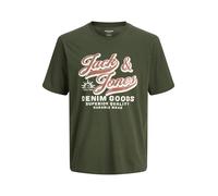 Jack & Jones Mens Big King Size Crew Neck Short Sleeve Logo Printed T Shirts
