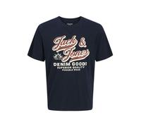 Jack & Jones Mens Big King Size Crew Neck Short Sleeve Logo Printed T Shirts