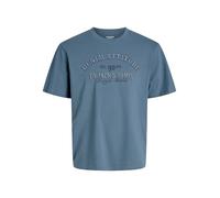 JACK & JONES Mens Big King Size Crew Neck Short Sleeve Logo Printed T Shirts Casual Summer Tee Tops