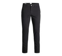 JACK & JONES Men's Black Chino Trousers, Slim Fit, 32W/30L