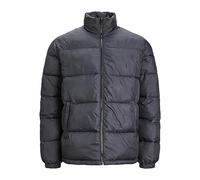 JACK & JONES Mens Black Puffer Jackets Smart Casual Long Sleeves Full Zip Fastening for Men UK