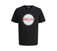 JACK & JONES Mens Blocking T Ss O Black XS