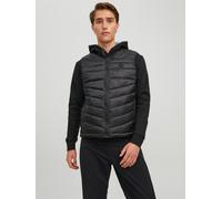 Jack & Jones Mens Bodywarmer Collar Noos Quilted Jacket - Black - Size Small