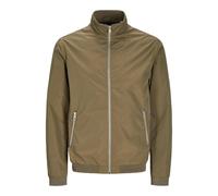Jack & Jones Mens Bomber Jacket Light Weight - Green - Size Medium