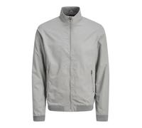 JACK & JONES Men's Bomber Jacket Long Sleeve High Neck, Grey Colour, UK Size S
