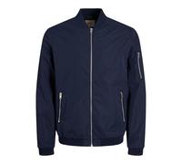 Jack & Jones Mens Bomber Jacket Ribbed Cuffs Long Sleeves Baseball Neck Jacket