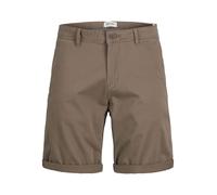 JACK & JONES Mens Bowie Solid Stretch Fabric Slim Fit Chino Shorts, Morel Colour, UK Size - M