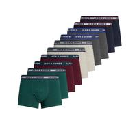Jack&Jones Men's Boxer Shorts, 10 Pack - JACSOLID, Trunks, Cotton-Stretch...