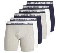 Jack&Jones Men's Boxer Shorts, 6 Pack - JACSOLID, Cotton Stretch, Solid Color