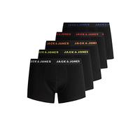 JACK & JONES Men's JACBLACK Friday Trunks 5 Pack LTN Boxer Shorts, Multi-Coloured, XL
