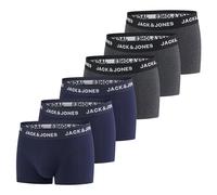 JACK & JONES Men's Boxer Shorts Pack of 6 Basic Trunks Boxer Stretch Underwear Retro Shorts Set Cotton Black Red Green Blue Grey S M L XL XXL 3XL, Pack 5, S