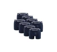JACK & JONES Men's Boxer Shorts, Pack of 8, Comfortable Men's Cotton Boxer Shorts, Tight Underpants, Elastic Underwear for Everyday Use, Black-navy-mix, M