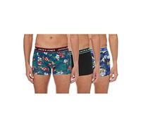 Jack & Jones Men's Boxershorts Boxer Shorts, Detail: Bardaboes Cherry - Maritime Blue Black, L UK