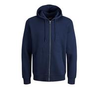 JACK & JONES Mens Bradley Sweat Zip Big & Tall Hoodie - Blue - 6XL