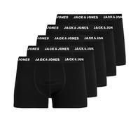 JACK & JONES Men's Briefs Boxers Shorts 5-Pack - Soft Breathable Underwear for Men (S - 2XL) Black