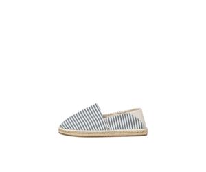JACK & JONES Mens Canvas Stripe ESP Trainers Coronet Blue 7 UK