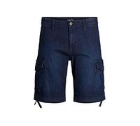 JACK & JONES Mens Cargo Denim Shorts Casual Half Pants
