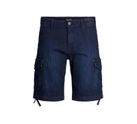 Jack & Jones Mens Cargo Shorts Cotton Denim Half Pant Cargo Combat Short,S - 2XL