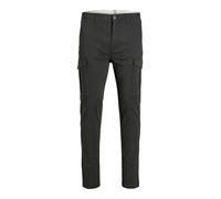 Jack & Jones Mens Cargo Trousers Slim Fit Ankle Length Cuffed Trousers for Men