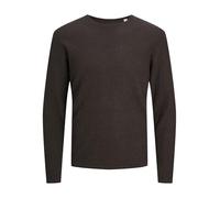JACK & JONES Mens Carpenter Knit Crew Sweater Mulch L