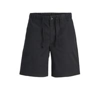Jack & Jones Mens Casual Cotton Summer Jogger Shorts - Black - Size Small
