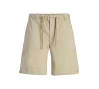 Jack & Jones Mens Casual Cotton Summer Jogger Shorts - Tan - Size Small