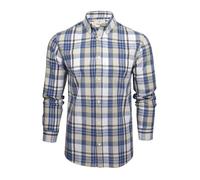 Jack & Jones Mens Check Shirt Cotton Long Sleeve Button Down Collar Classic Fit