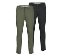 Jack&Jones Men's Chino Pants, 2 Pack - Jpstmarco Jjdave 2pk, Length 32