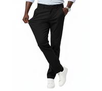 JACK & JONES Men's Chino Trousers Relaxed Fit - Cotton Chino Trousers with Stretch - Classic Performance Pants Men's Trousers, Mid Rise, Turn-Up Hem, Comfortable Leg, black, 34 W/34 L