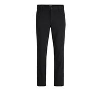 JACK & JONES Men's Chino Trousers Slim Fit - Chino Trousers Men Made of Recycled Polyester - Classic Performance Pants Men's Trousers with Stretch, Mid Rise, Turn-Up Hem