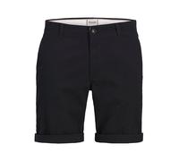 JACK & JONES Mens Classic Chino Shorts, Smart Casual Cotton Shorts for Men, Comfortable Regular Fit with Zip Fly Shorts, Plus Size Waist, Navy Colour, UK Size - W40