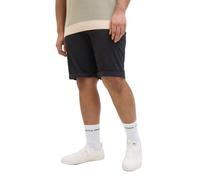 JACK & JONES Mens Classic Chino Shorts, Smart Casual Cotton Shorts for Men, Comfortable Regular Fit with Zip Fly Shorts, Plus Size Waist, Black Colour, UK Size - W48
