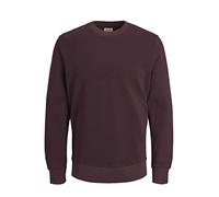 JACK & JONES Men's classic knitted jumper, Red (Port Royale/Reg Fit), XXXL