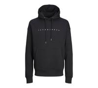 Jack & Jones Mens Corp Logo Hoody - Black - X Large