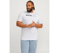 JACK & JONES Men's Jjecorp Logo Tee Ss O-n Noos Pls T-Shirt, White/Print: Play 5, 6XL
