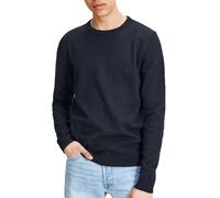 Jack & Jones Men's Jjebasic Knit Crew Neck Noos Jumper, Blue (Navy Blazer), S UK
