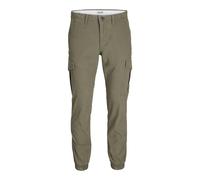 Jack & Jones Men's Cuffed Cargo Trousers Slim Fit Casual Combat Bottom 28W-36W