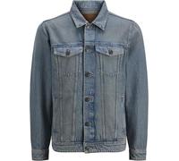 Jack & Jones Mens Denim Jacket Long Sleeve Western Trucker Jacket, S to XL