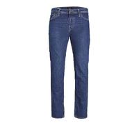 JACK & JONES Mens Denim Jeans, Mike Original, Comfor Fit, Classic Five Pocket Style, Blue Denim (UK, Waist & Inseam, 28, 32, Blue)