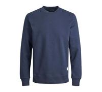JACK & JONES Mens Edge 4 GSM Crew Sweat | Knit Fit, Plain Colour, Long Sleeves, Casual, Max. 40°C on gentle cycle