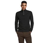 Jack & Jones Emil Half Zip Sweater Black 2XL Men