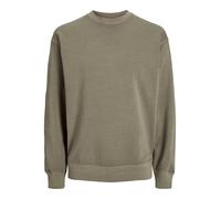 JACK & JONES Mens Faded Sweat Crew Silver Sage M
