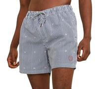 JACK & JONES Mens Fiji Stripe Swim Short Navy Blazer XS