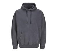 JACK & JONES Mens Fleece Hooded Sweatshirt, Long Sleeve Faded Hoodies For Men UK, Castlerock Colour, Size - 2XL
