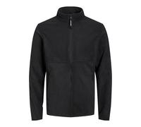 JACK & JONES Mens Flame Full Zip Fleece Black XXL
