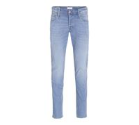 Jack & Jones Mens 330 Glenn Original Slim Fit & Low Rise Denim Jeans for Men - Blue Cotton - Size 36W/32L